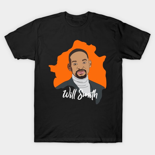 Will Smith Hollywood Actor T-Shirt by Alex